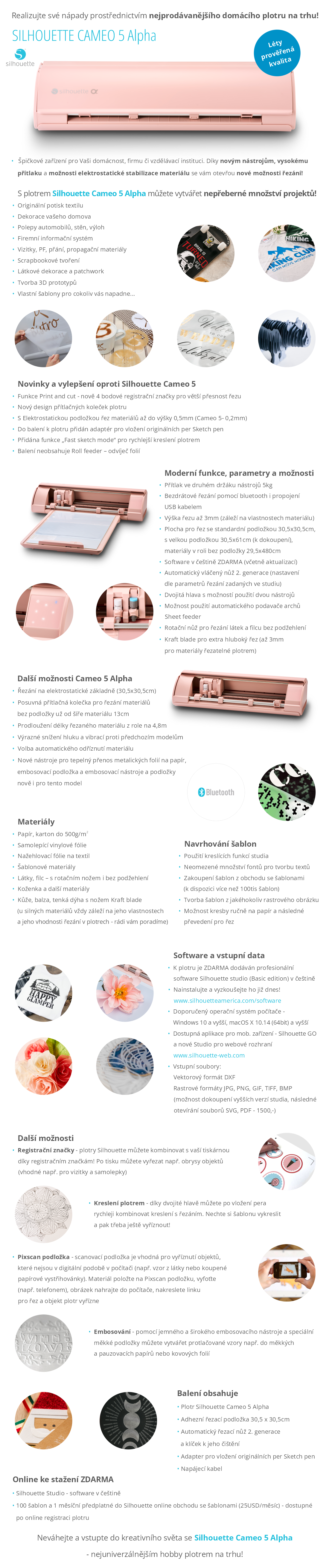 Cameo 5 Alpha_růžová